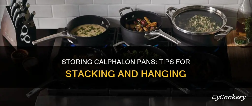 how to store calphalon pans