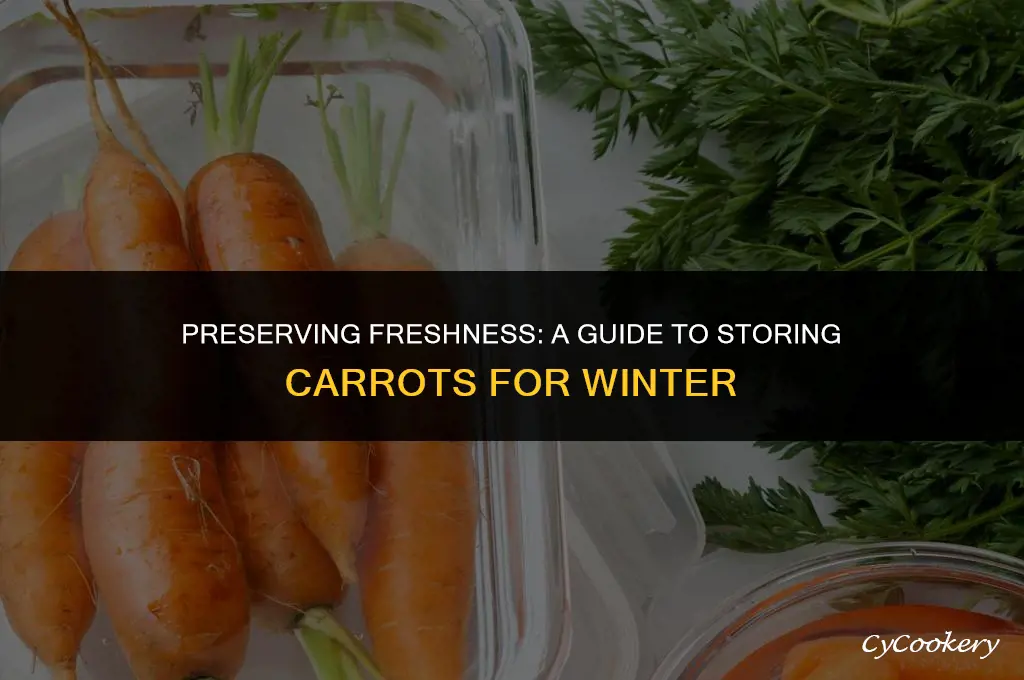 how to store carrots for winter in your refrigerator