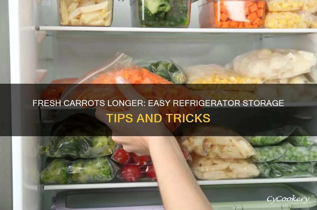 how to store carrots in the refrigerator