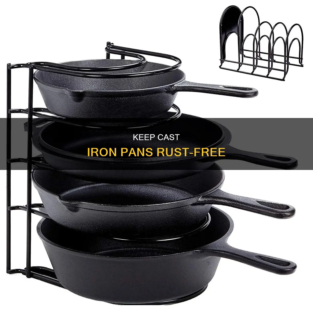 how to store cast iron pan