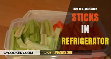 Fresh and Crisp: The Best Way to Store Celery Sticks in Your Fridge