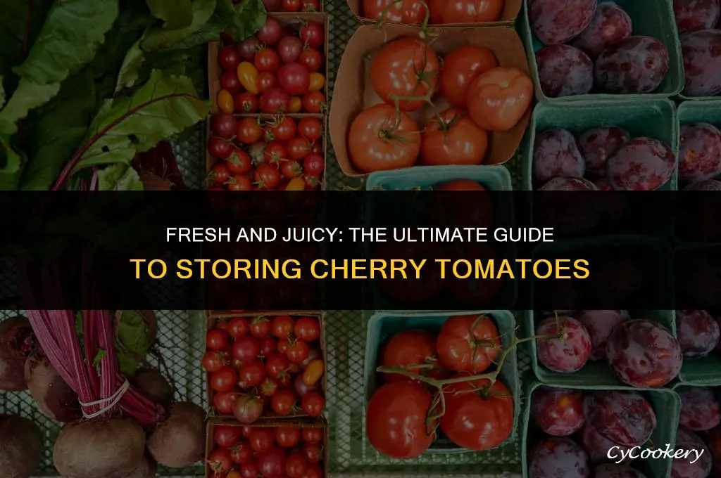 how to store cherry tomatoes in the refrigerator
