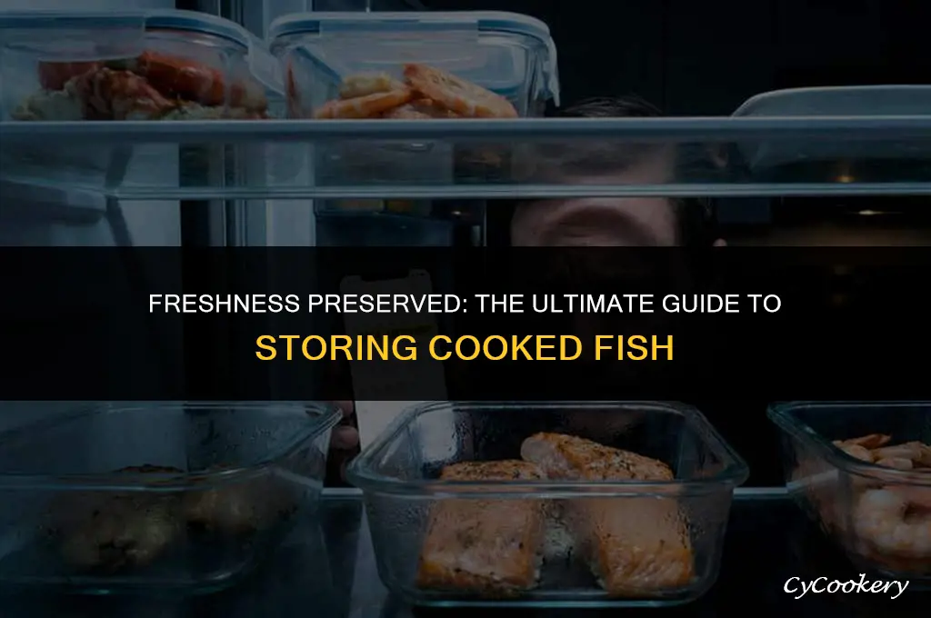 how to store cooked fish in the refrigerator