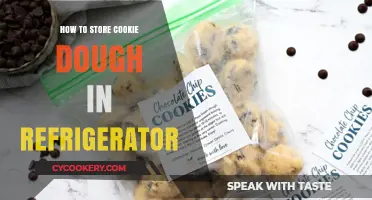 Chill and Keep: Refrigerating Cookie Dough for Fresh Baked Treats