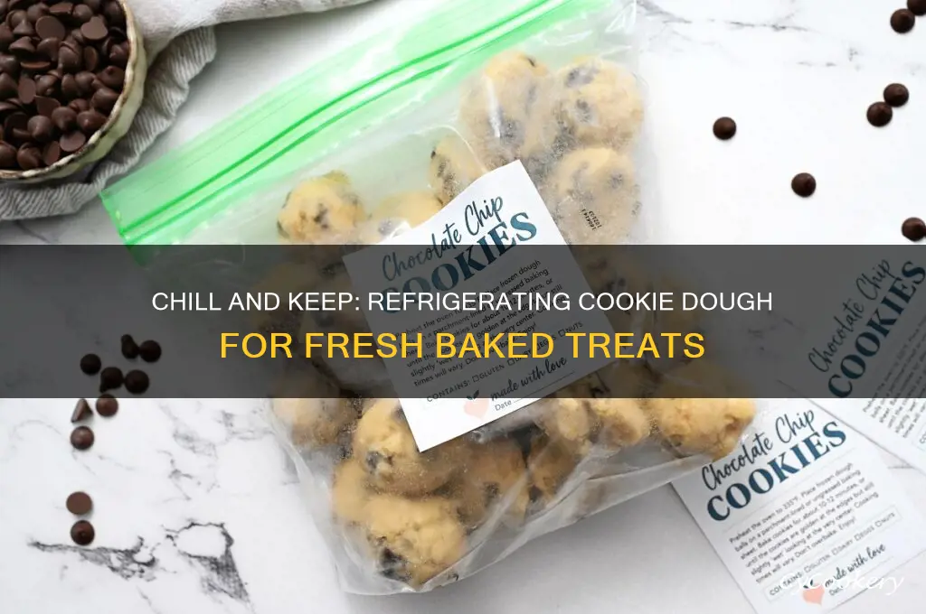 how to store cookie dough in refrigerator