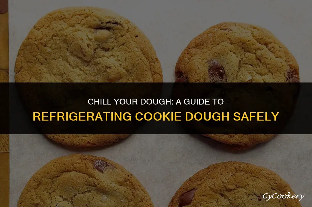 how to store cookie dough in the refrigerator