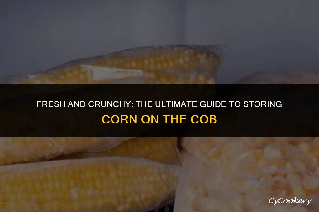 how to store corn on the cob in refrigerator