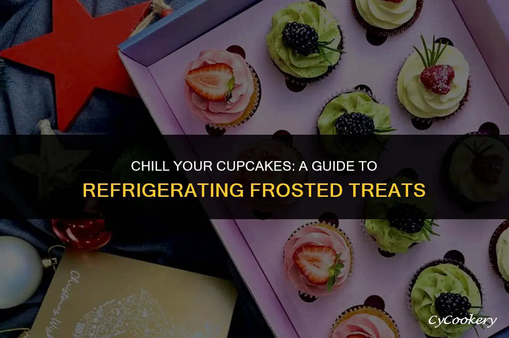 how to store cupcakes with frosting in the refrigerator