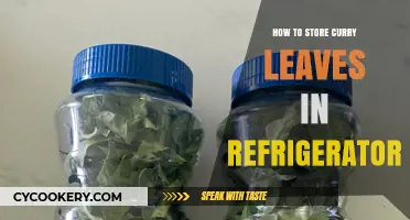Preserve Freshness: Easy Tips for Storing Curry Leaves in Your Fridge