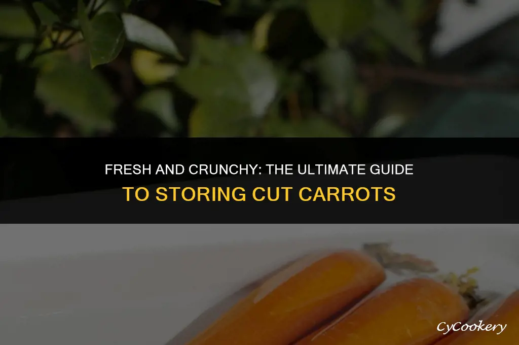 how to store cut carrots in the refrigerator