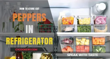 Properly Storing Cut Peppers in the Fridge: Tips for Freshness