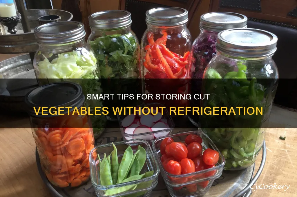 how to store cut vegetables without refrigeration