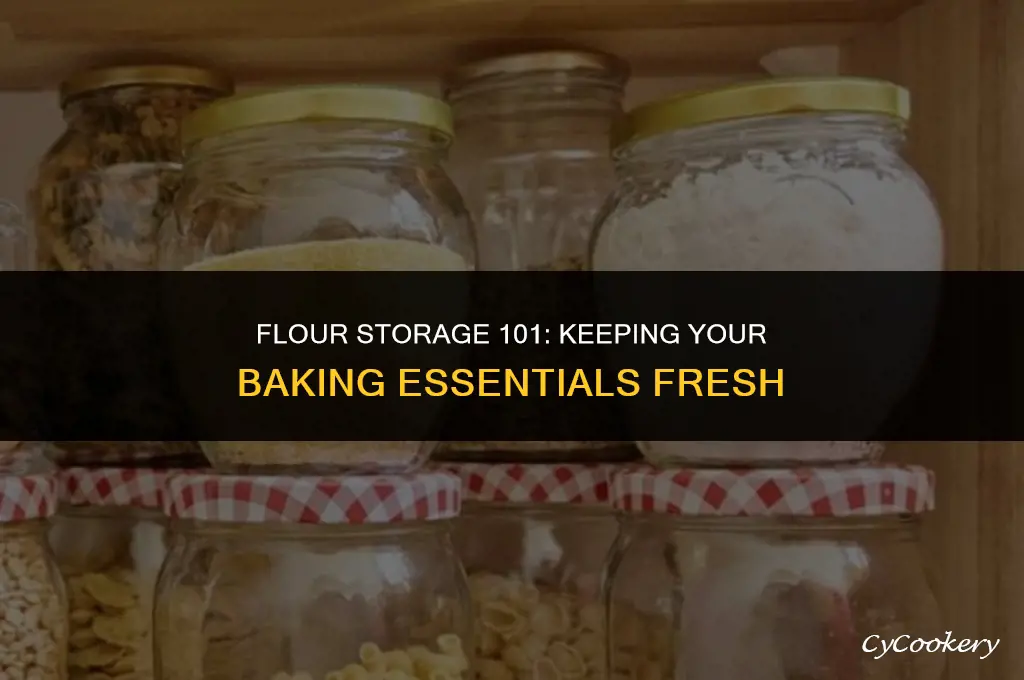 how to store different flours in the refrigerator