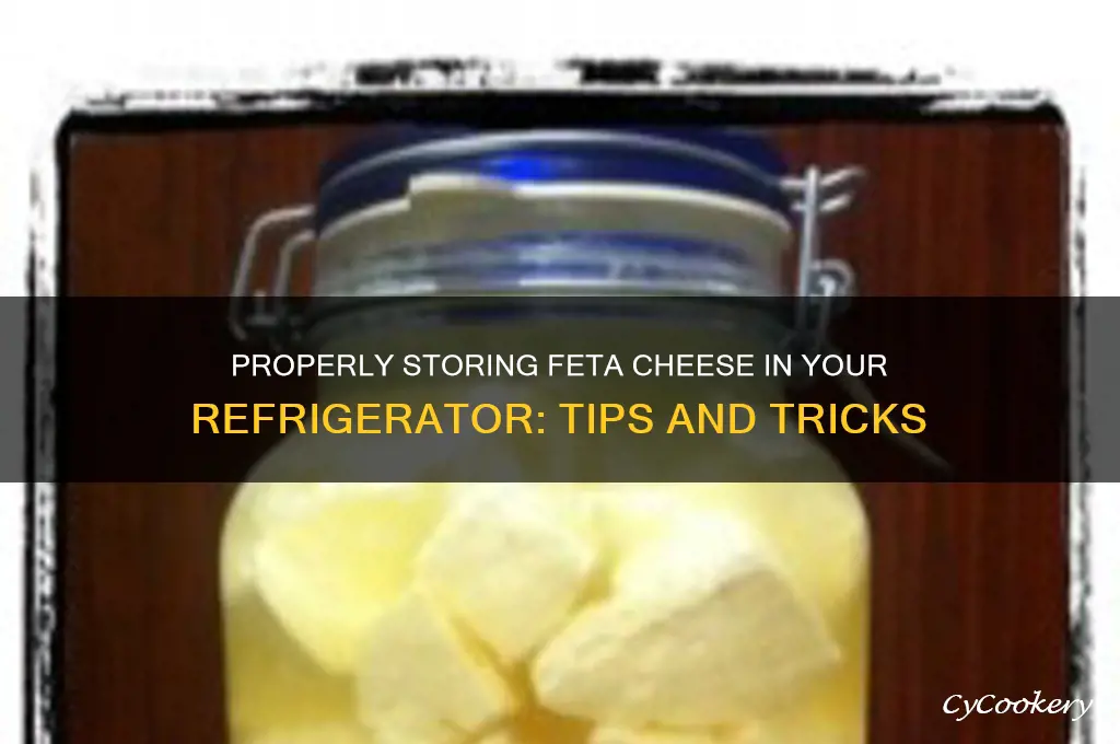 how to store feta cheese in refrigerator