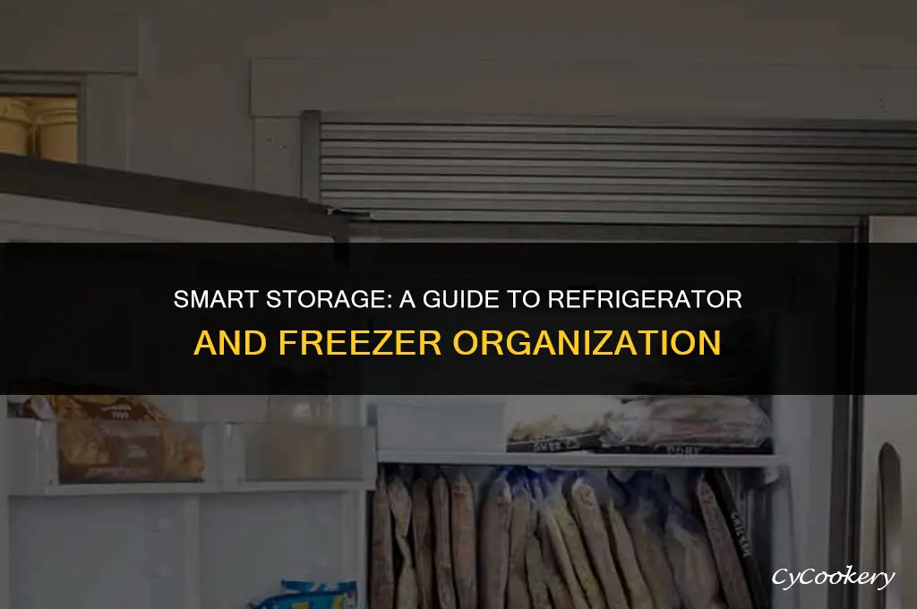 how to store food in the refrigerator and freezer