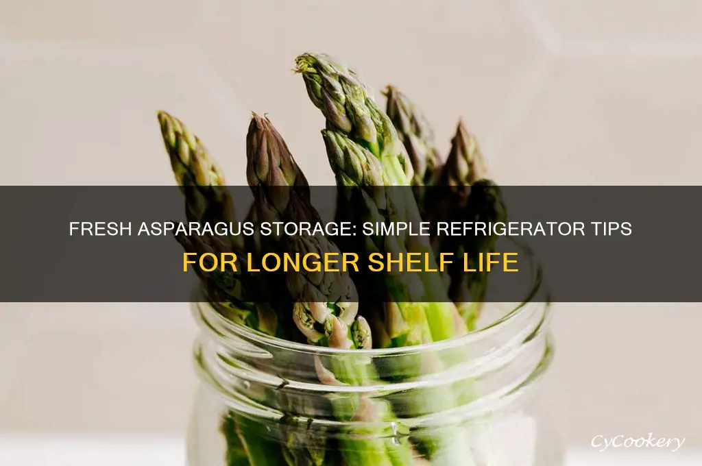 how to store fresh asparagus in the refrigerator