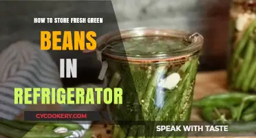 Storing Fresh Green Beans: Easy Refrigerator Tips for Longer Freshness