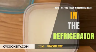 Preserving Freshness: The Best Way to Store Mozzarella Balls