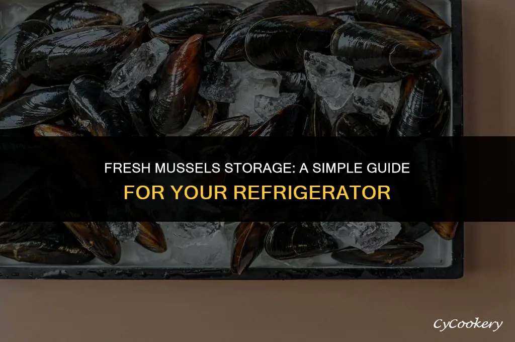 how to store fresh mussels in the refrigerator
