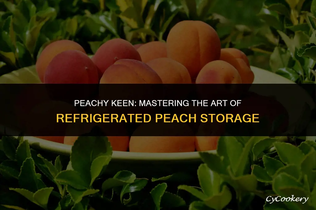how to store fresh peaches in the refrigerator
