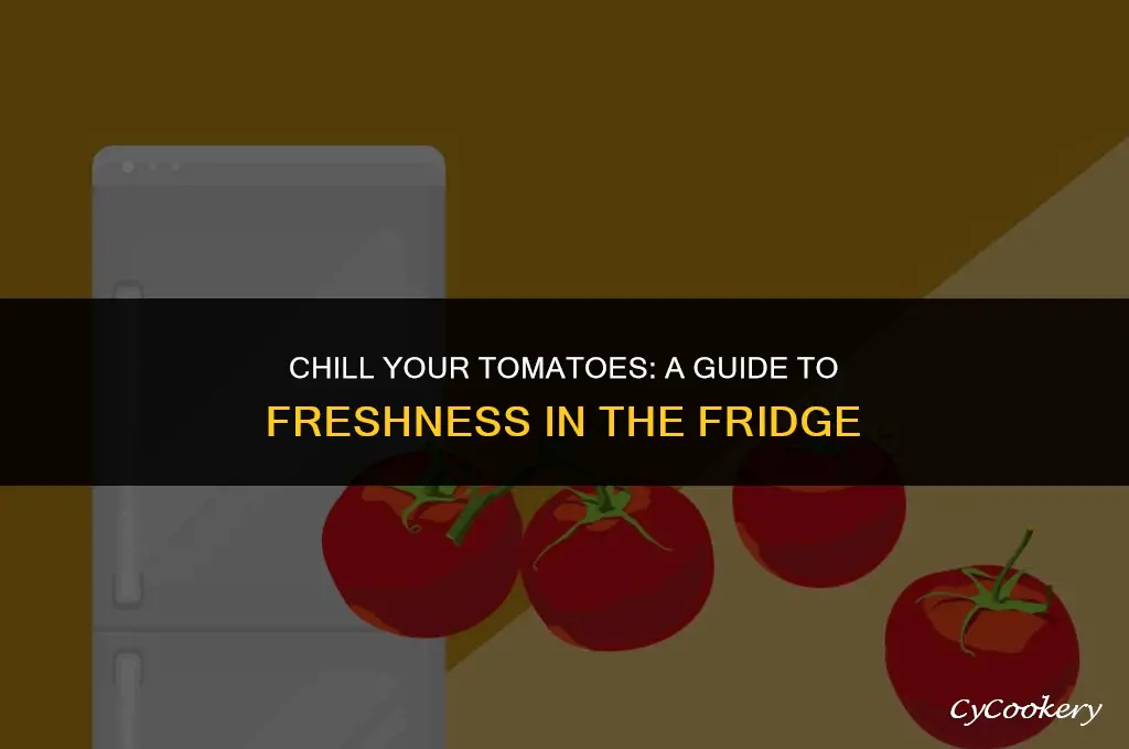 how to store fresh tomatoes in the refrigerator