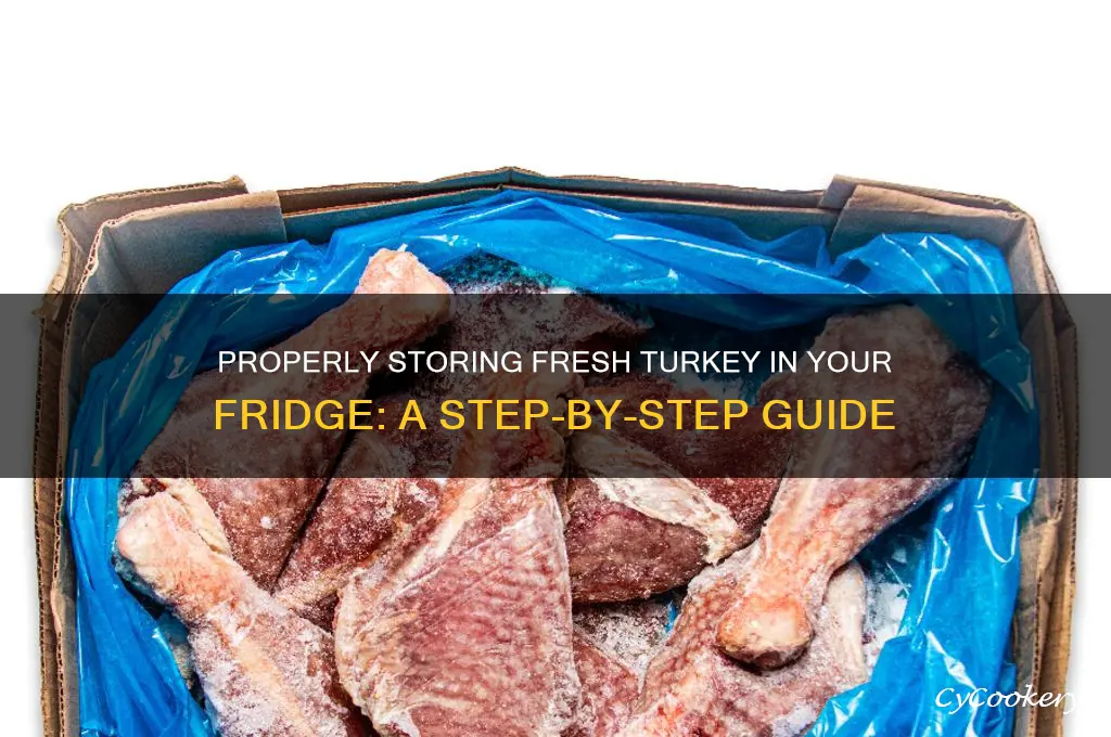 how to store fresh turkey in refrigerator