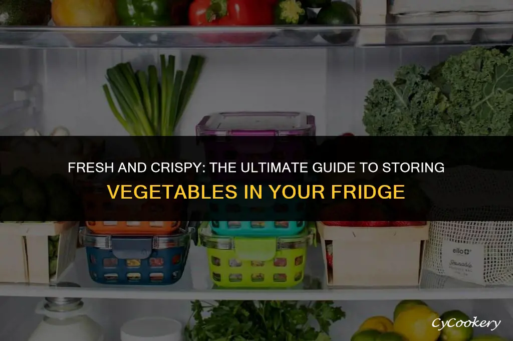 how to store fresh vegetables in the refrigerator
