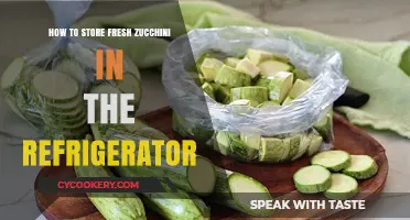 Fresh Zucchini Storage: A Simple Guide for Refrigerator Success