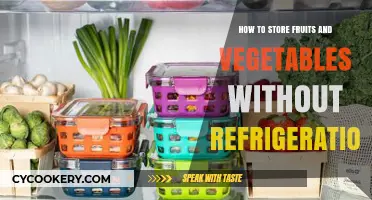 Freshness Unrefrigerated: Innovative Ways to Store Fruits and Vegetables