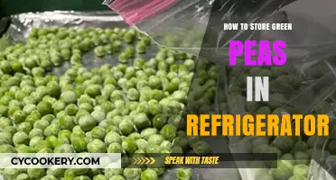 Fresh & Crisp: Easy Tips for Storing Green Peas in the Fridge