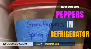 Fresh & Crisp: Best Ways to Store Green Peppers in Your Fridge