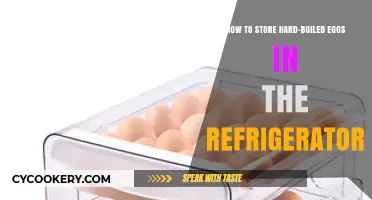 Egg-cellent Storage: Keeping Hard-Boiled Eggs Fresh in the Fridge