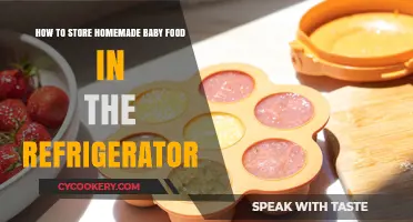Safely Storing Homemade Baby Food: A Refrigeration Guide
