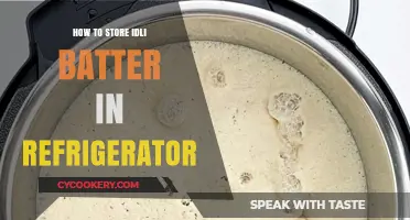 Easy Tips for Storing Idli Batter in the Fridge