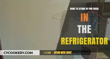 Safely Storing IV Fluids for Dogs in Your Refrigerator: A Guide