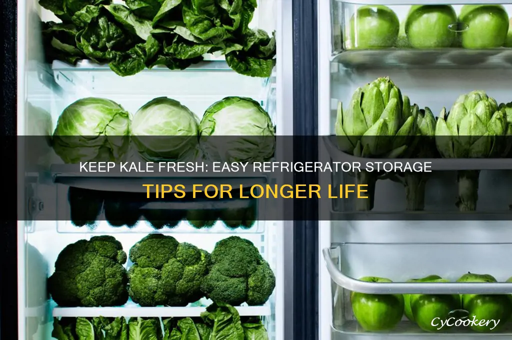 how to store kale in the refrigerator