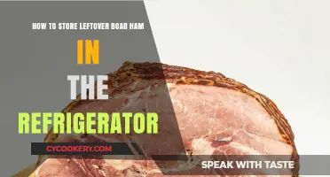 Preserving Boar Ham: A Guide to Refrigeration and Storage