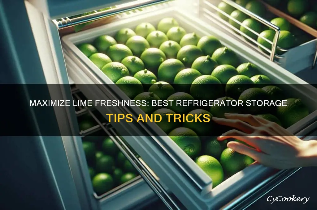 how to store limes in the refrigerator