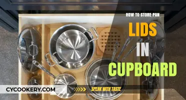 Storing Pan Lids: Efficient Cupboard Organization