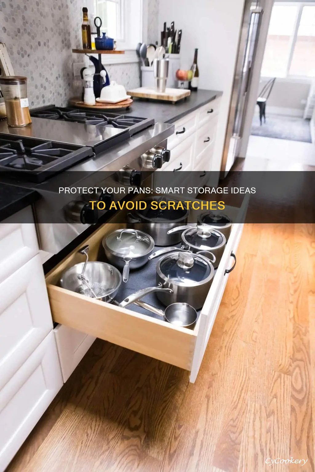 how to store pans without scratching