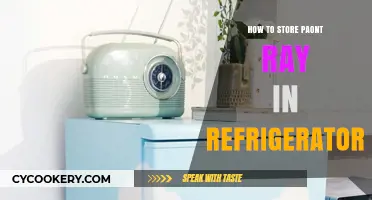 Properly Storing Paint Ray in Your Refrigerator: A Step-by-Step Guide
