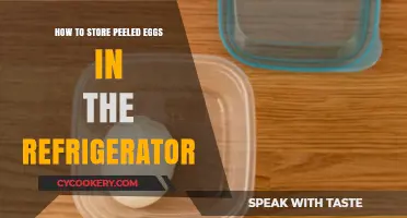 Egg-cellent Storage: Keeping Peeled Eggs Fresh in the Fridge
