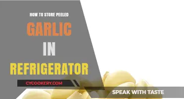Efficiently Store Peeled Garlic in Your Fridge: Tips and Tricks