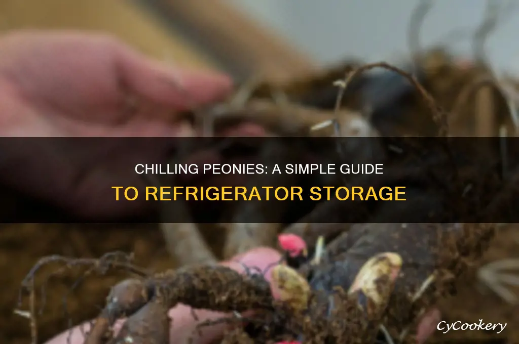 how to store peonies in the refrigerator