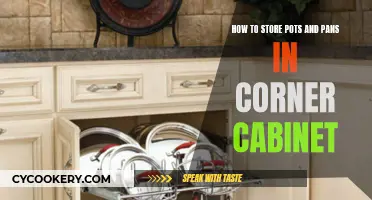 Storing Pots and Pans in Corner Cabinets Efficiently