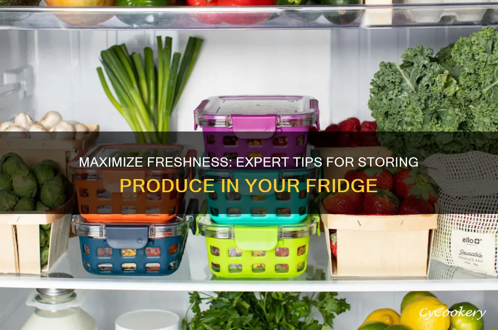 how to store produce in the refrigerator