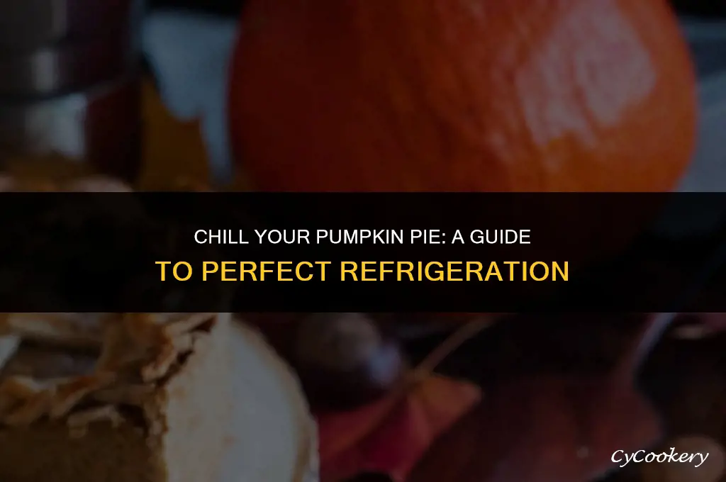 how to store pumpkin pie in the refrigerator