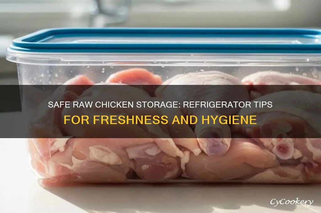 how to store raw chicken in refrigerator