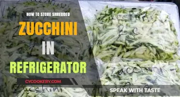 Easy Refrigerator Storage Tips for Fresh Shredded Zucchini