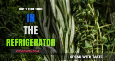 Fresh Thyme Storage: Easy Refrigerator Tips for Longer Shelf Life